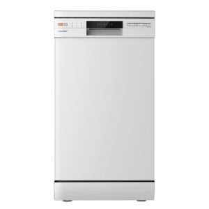 CDWEF1034BW Lave-vaisselle indépendant avec 10 couverts, paniers flexibles - Blanc