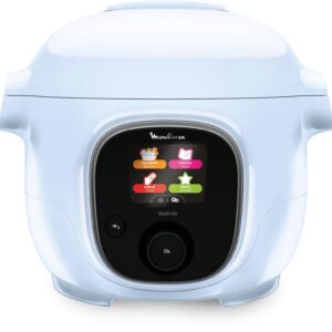 Mini Multicuiseur intelligent haute pression, 3 L, 2 personnes, 150 recettes intégrées, Cuisson sans surveillance, Guide pas à pas, Compact, CE880410