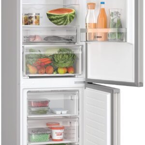 KGN367LDF- Série 4, Réfrigérateur combiné pose-libre, Inox